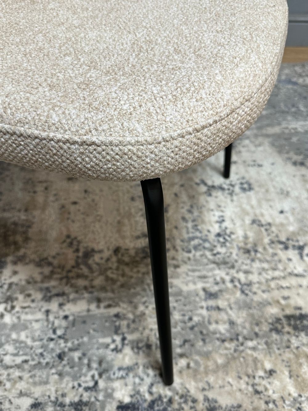 Комплект стульев 2шт KENNER 304SD черный/бежевый микробукле