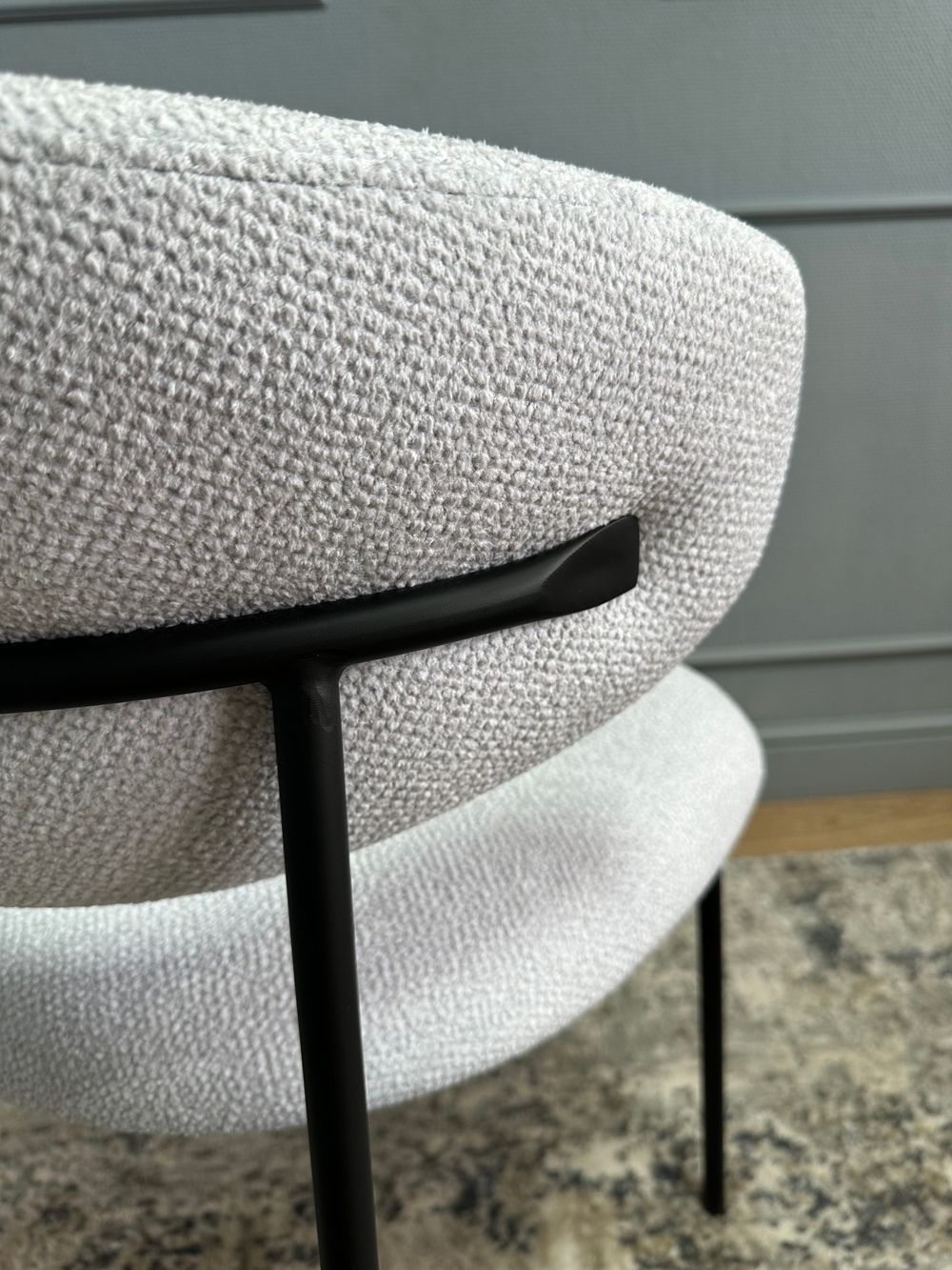 Комплект стульев 2шт KENNER 309SD черный/микробукле серебристый