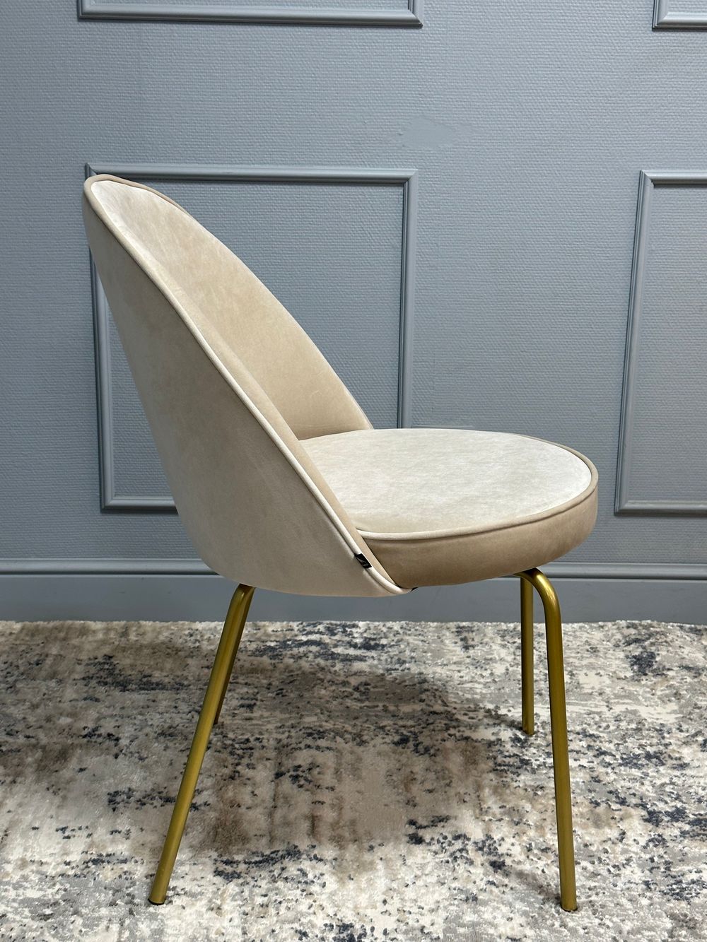 Стул KENNER 176SDs золотой/капучино