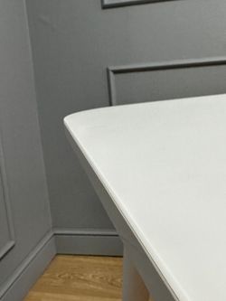 Стол KENNER K1200 белый/стекло белое сатин