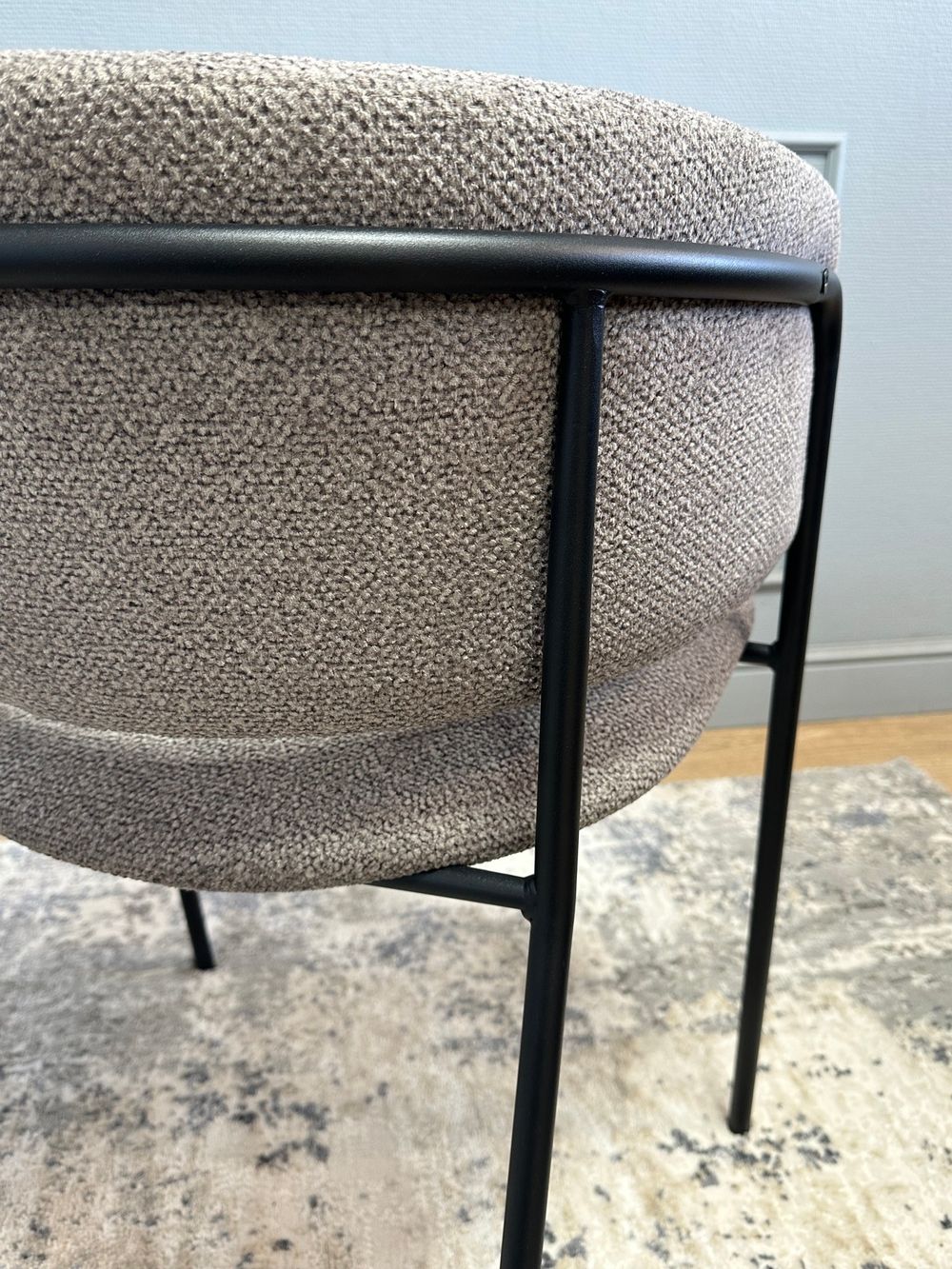 Комплект стульев 2шт KENNER 303SD черный/микробукле капучино