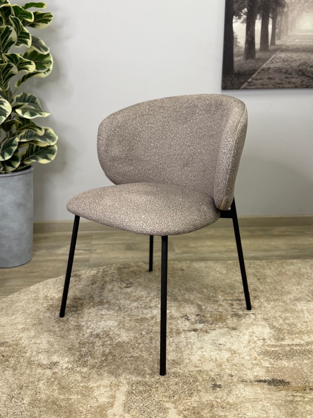 Стул KENNER 306SD черный/капучино