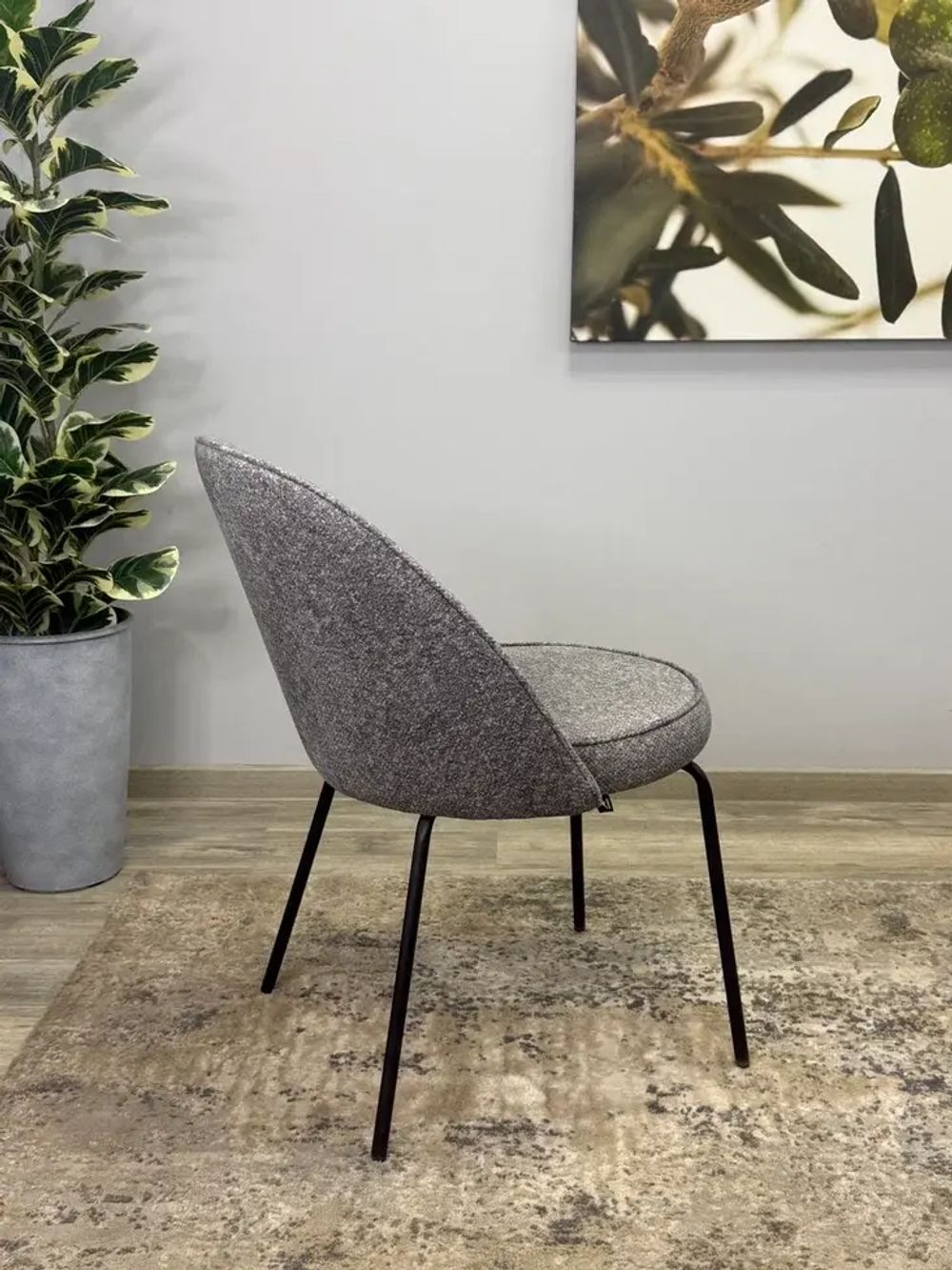 Стул KENNER 176SD черный/серый