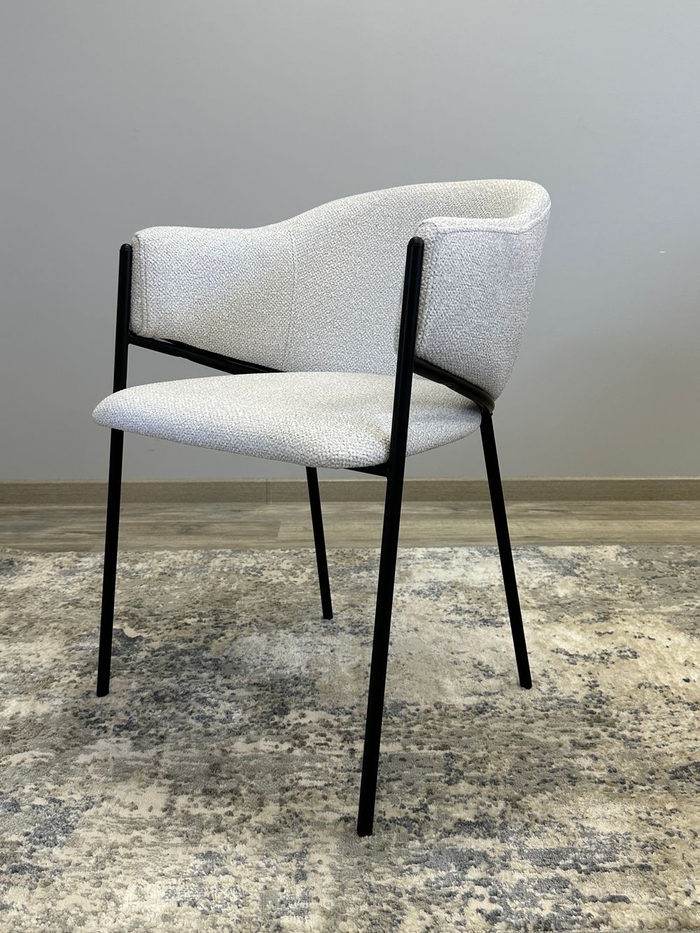 Стул KENNER 308SD черный/серебристый