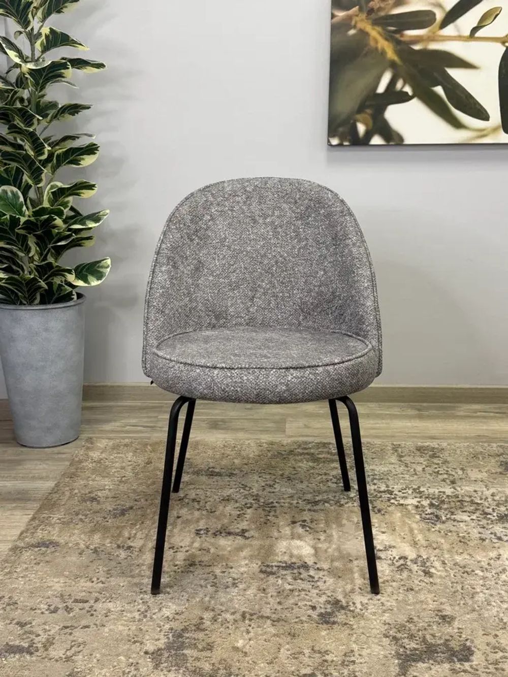 Стул KENNER 176SD черный/серый