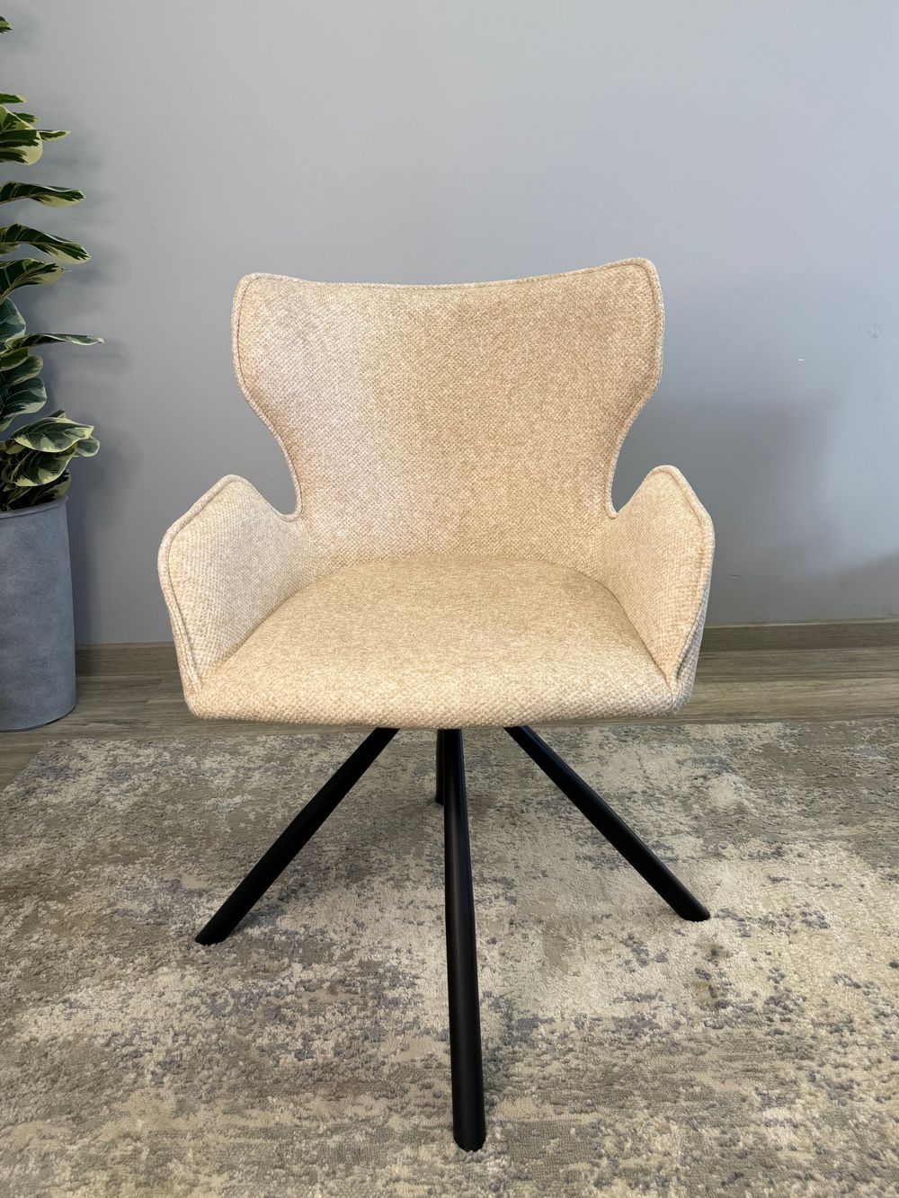 Стул KENNER 311SD черный/бежевый