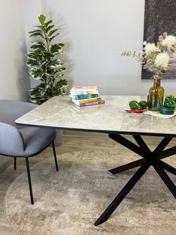 Стол KENNER BR1300 черный/керамика NEW ARMANI GRAY