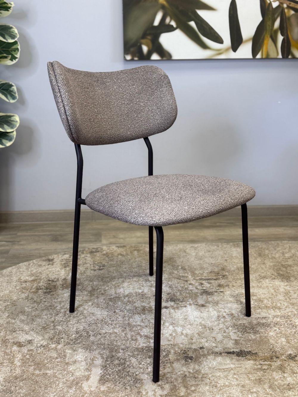 Стул KENNER 302SD черный/капучино микробукле