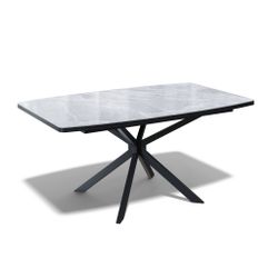 Стол KENNER BR1400 черный/керамика серая