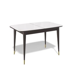 Стол KENNER 1200K венге/стекло белое глянец