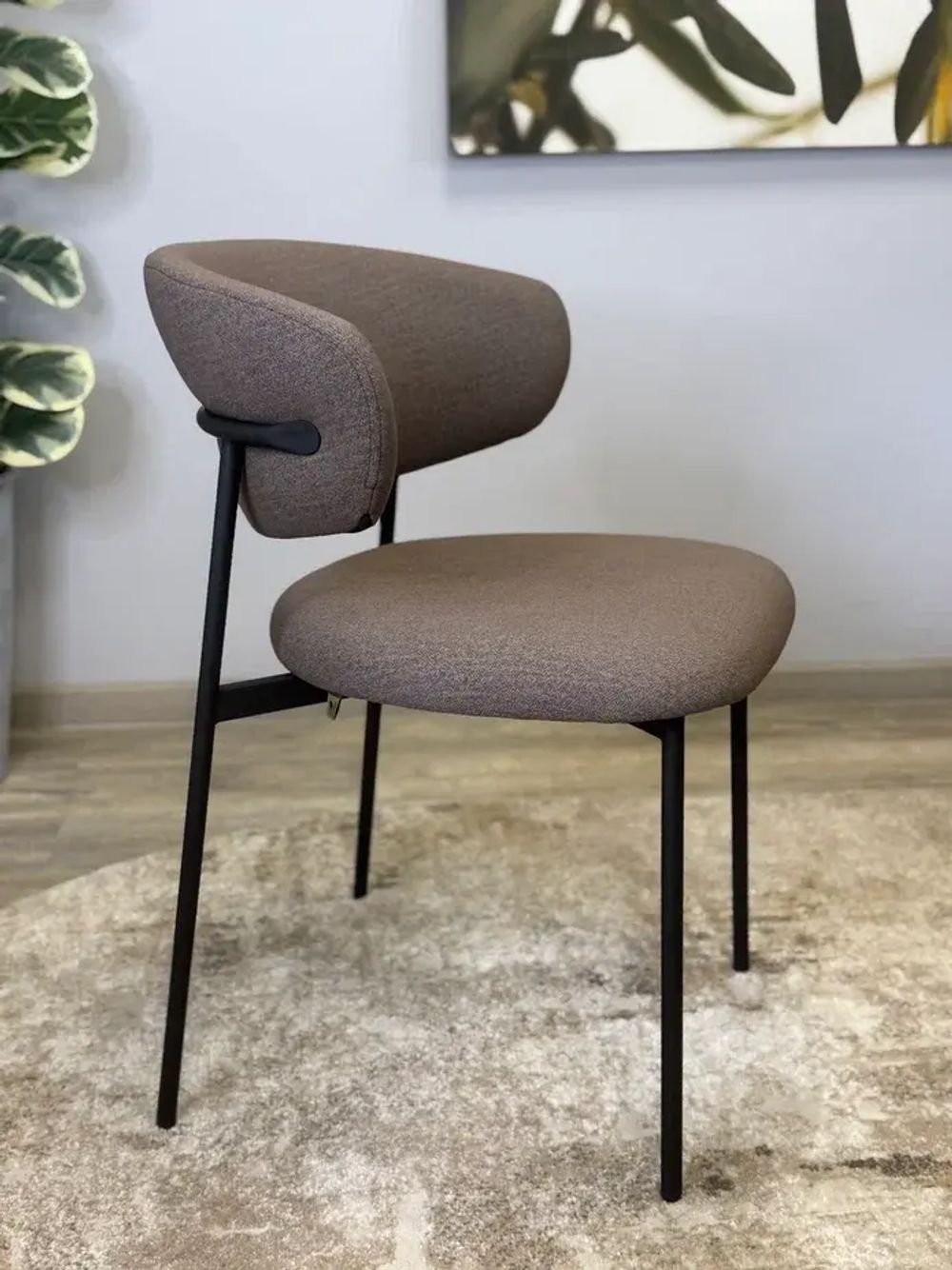 Стул KENNER 309SD черный/какао