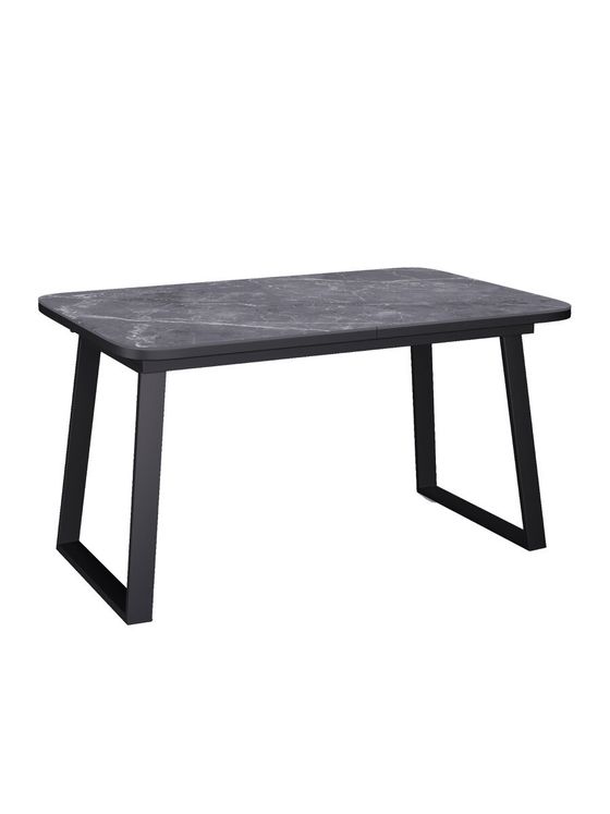 Стол KENNER AZ1200 черный/керамика мрамор черный