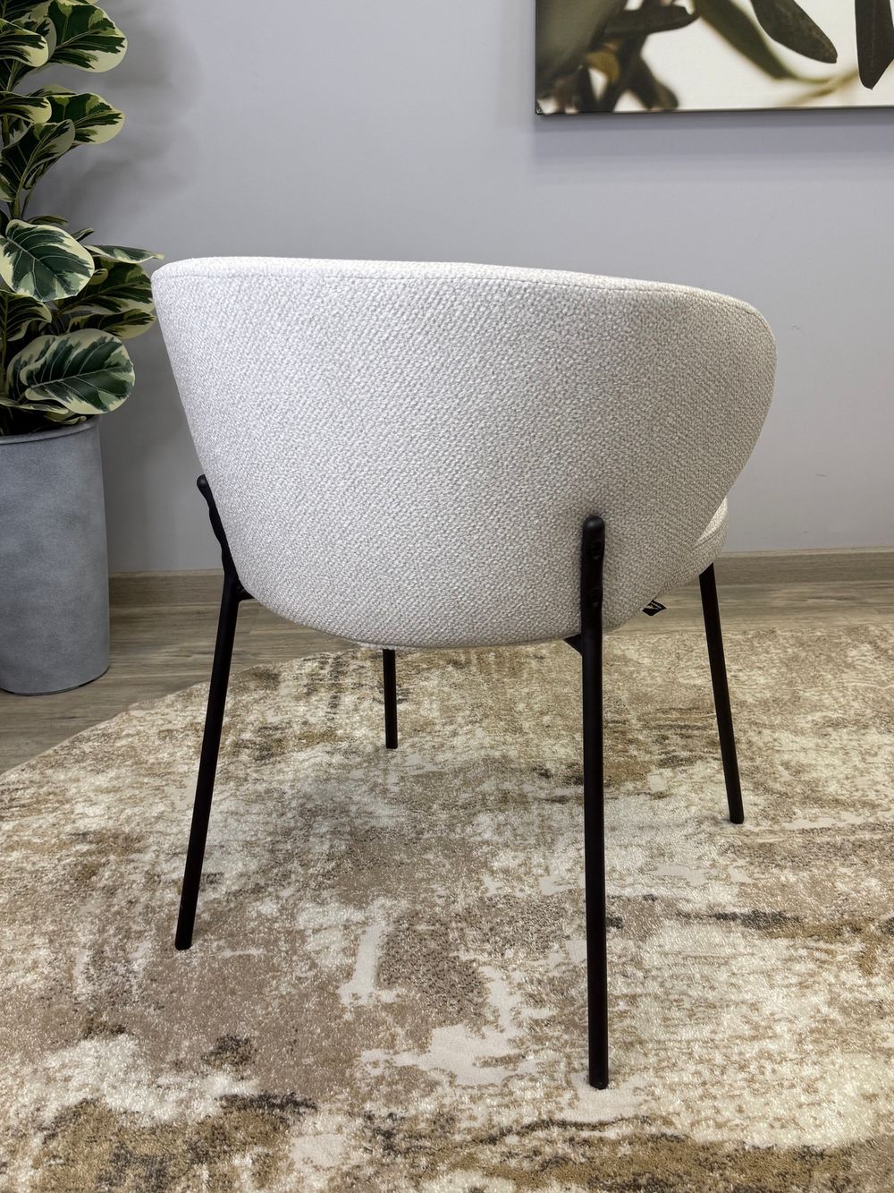 Стул KENNER 305SD черный/серебристый микробукле