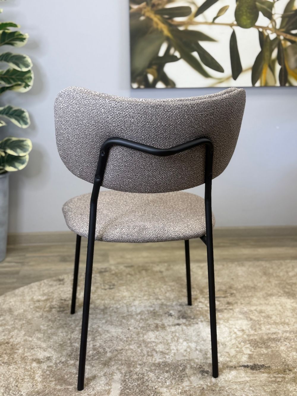 Стул KENNER 302SD черный/капучино микробукле