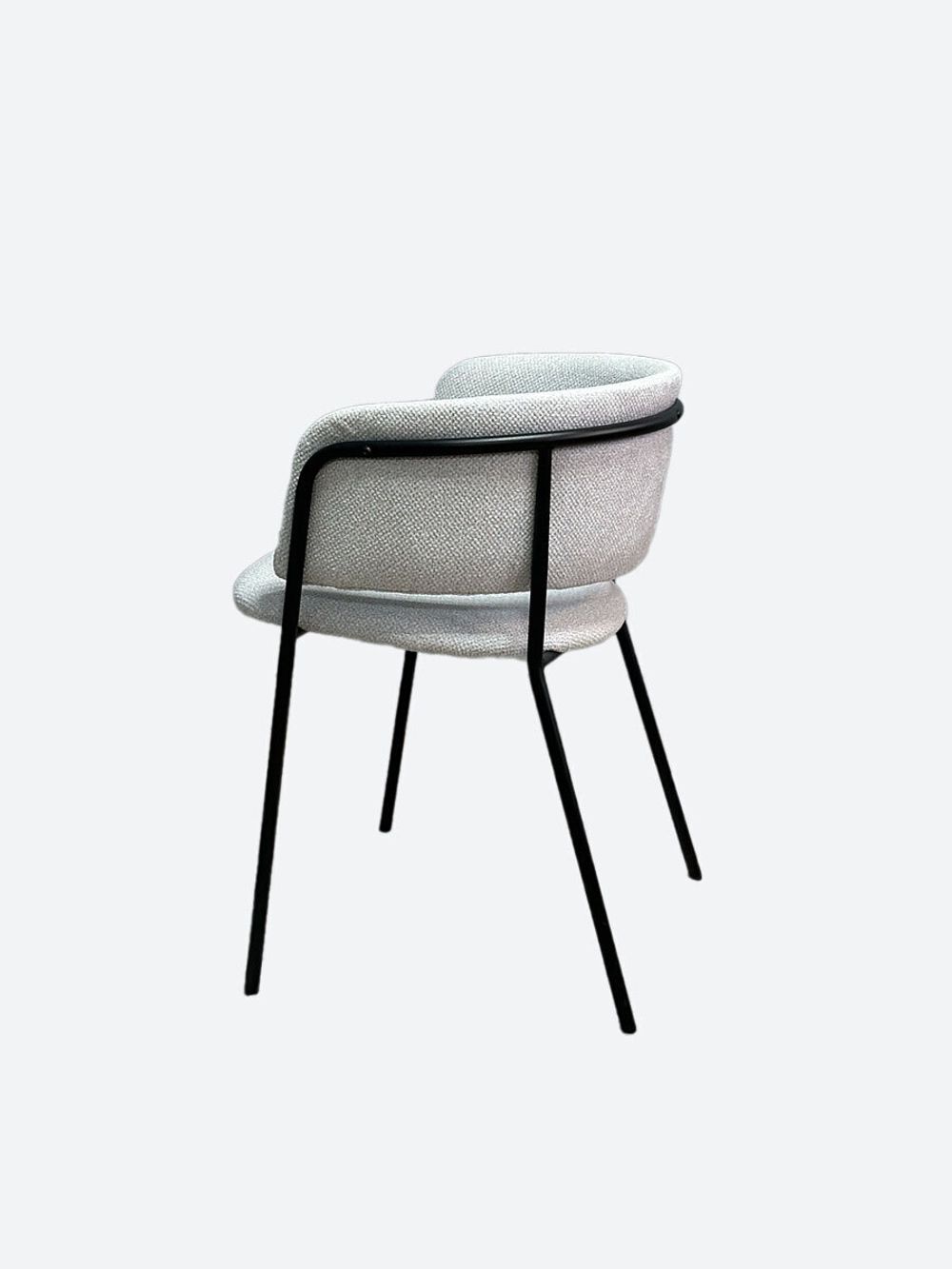 Комплект стульев 2шт KENNER 303SD черный/микробукле серебристый