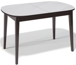 Стол KENNER 1300М венге/стекло белое сатин