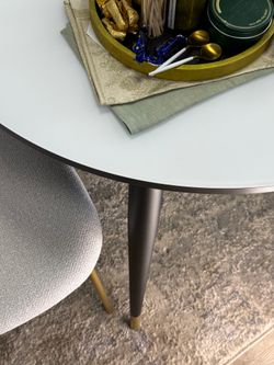 Стол KENNER K1000 венге/стекло белое сатин