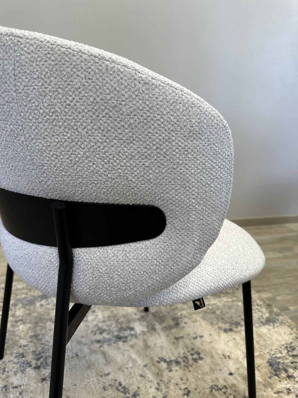 Комплект стульев 2шт KENNER 306SD черный/серебристый