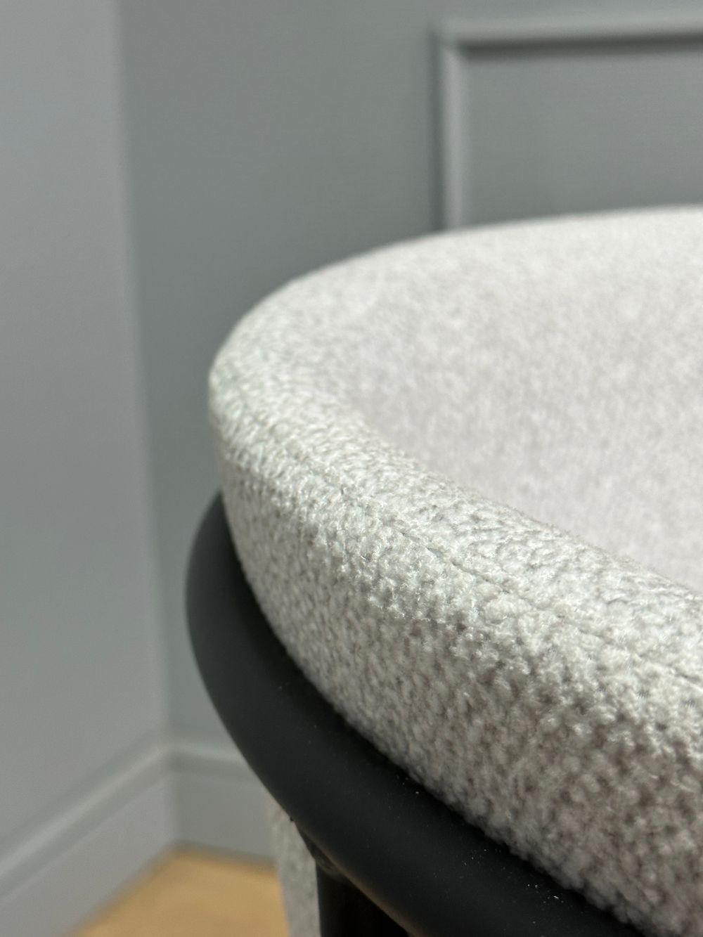 Комплект стульев 2шт KENNER 303SD черный/микробукле серебристый