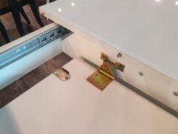 Стол KENNER 900 М белый/стекло белое сатин