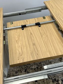 Стол Kenner DO1100, белый/дуб натуральный