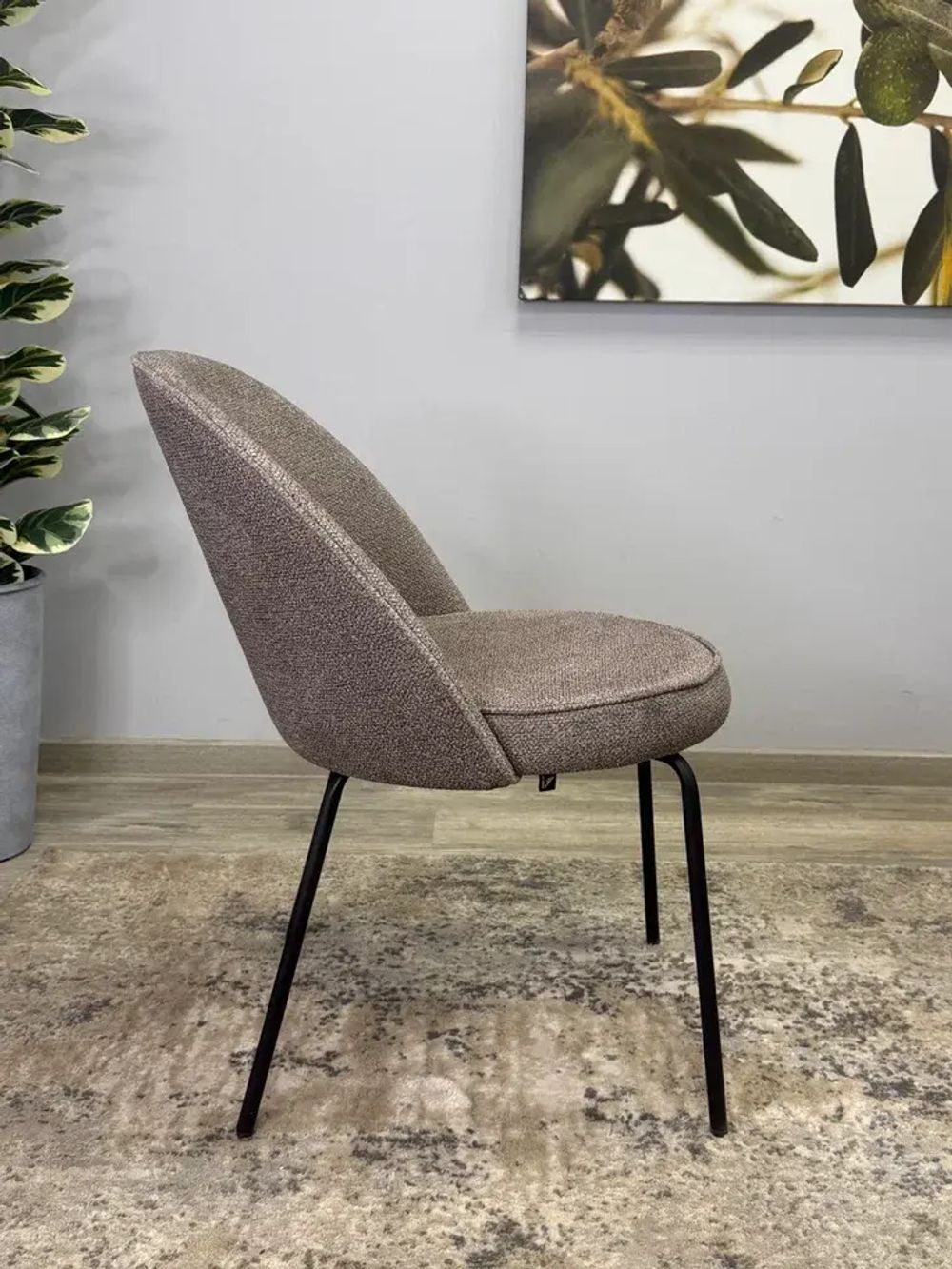 Стул KENNER 176SD черный/капучино