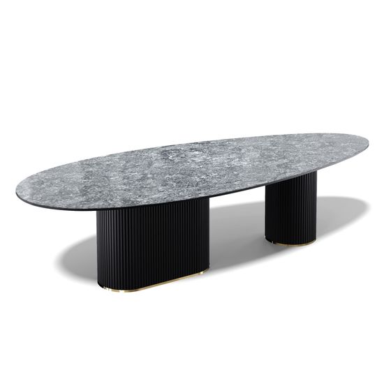 Стол Kenner LD2800, черный/керамика STARRY SKY BLACK