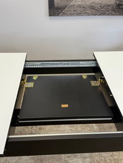 Стол KENNER 1100K венге/стекло белое глянец