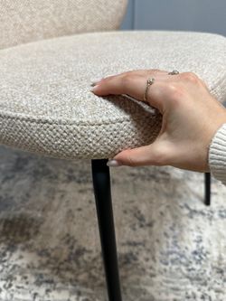 Комплект стульев 2шт KENNER 304SD черный/бежевый микробукле