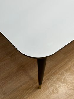 Стол KENNER 1200K венге/стекло белое глянец