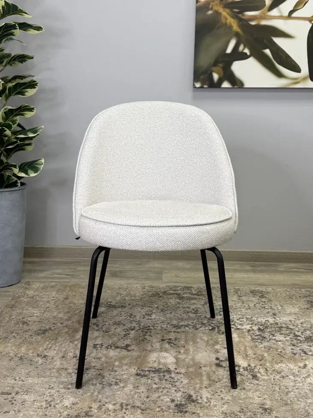 Стул KENNER 176SD черный/серебристый