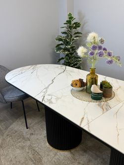 Стол Kenner LDs2000, черный/керамика LARKA GREY арт.170110