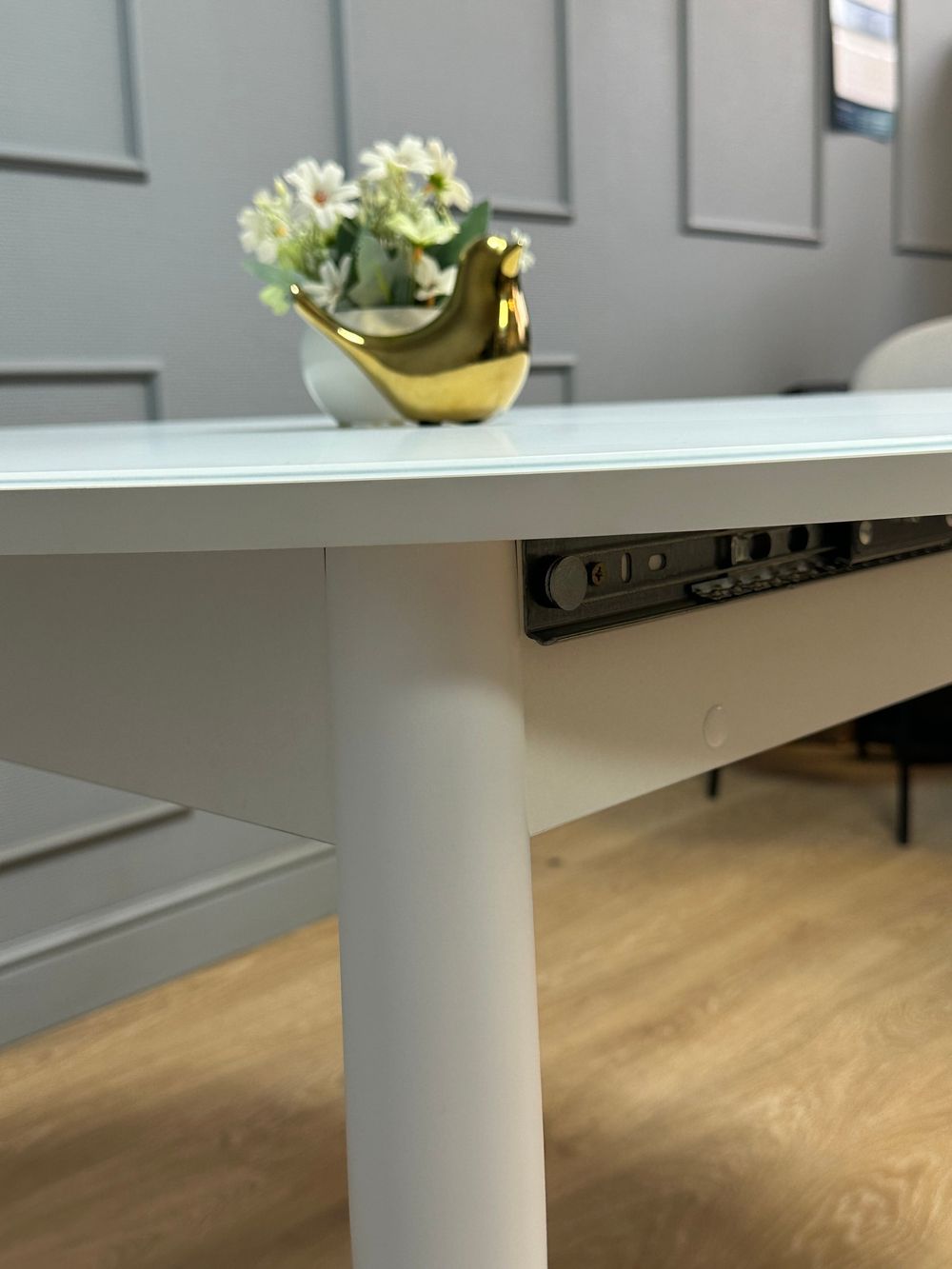 Стол KENNER K1000 венге/стекло крем