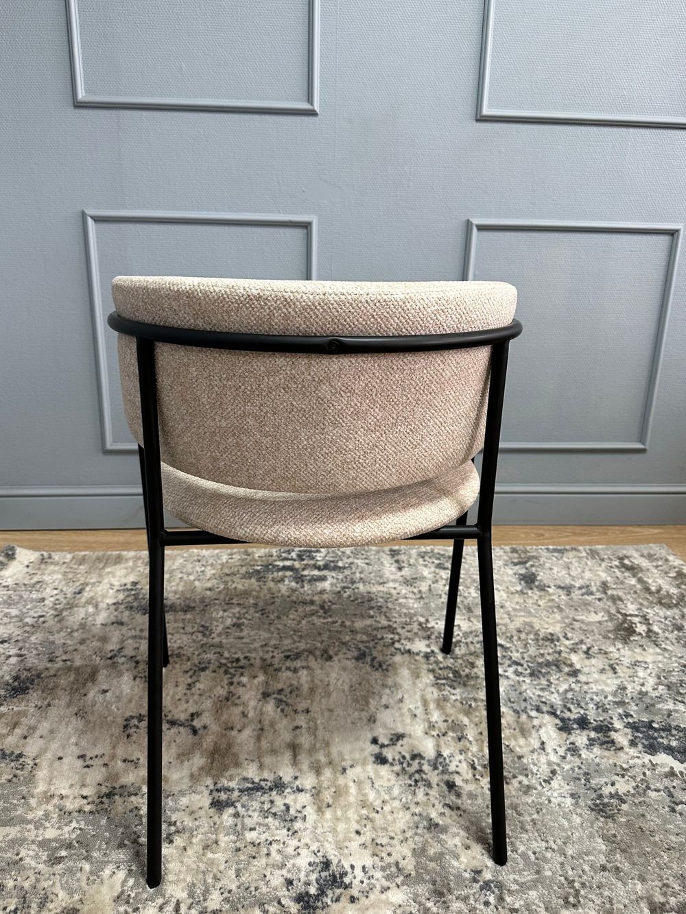 Комплект стульев 2шт KENNER 303SD черный/микробукле бежевый