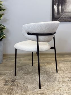 Стул KENNER 309SD черный/микробукле серебристый