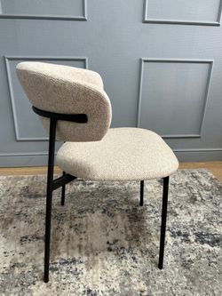 Комплект стульев 2шт KENNER 309SD черный/микробукле бежевый