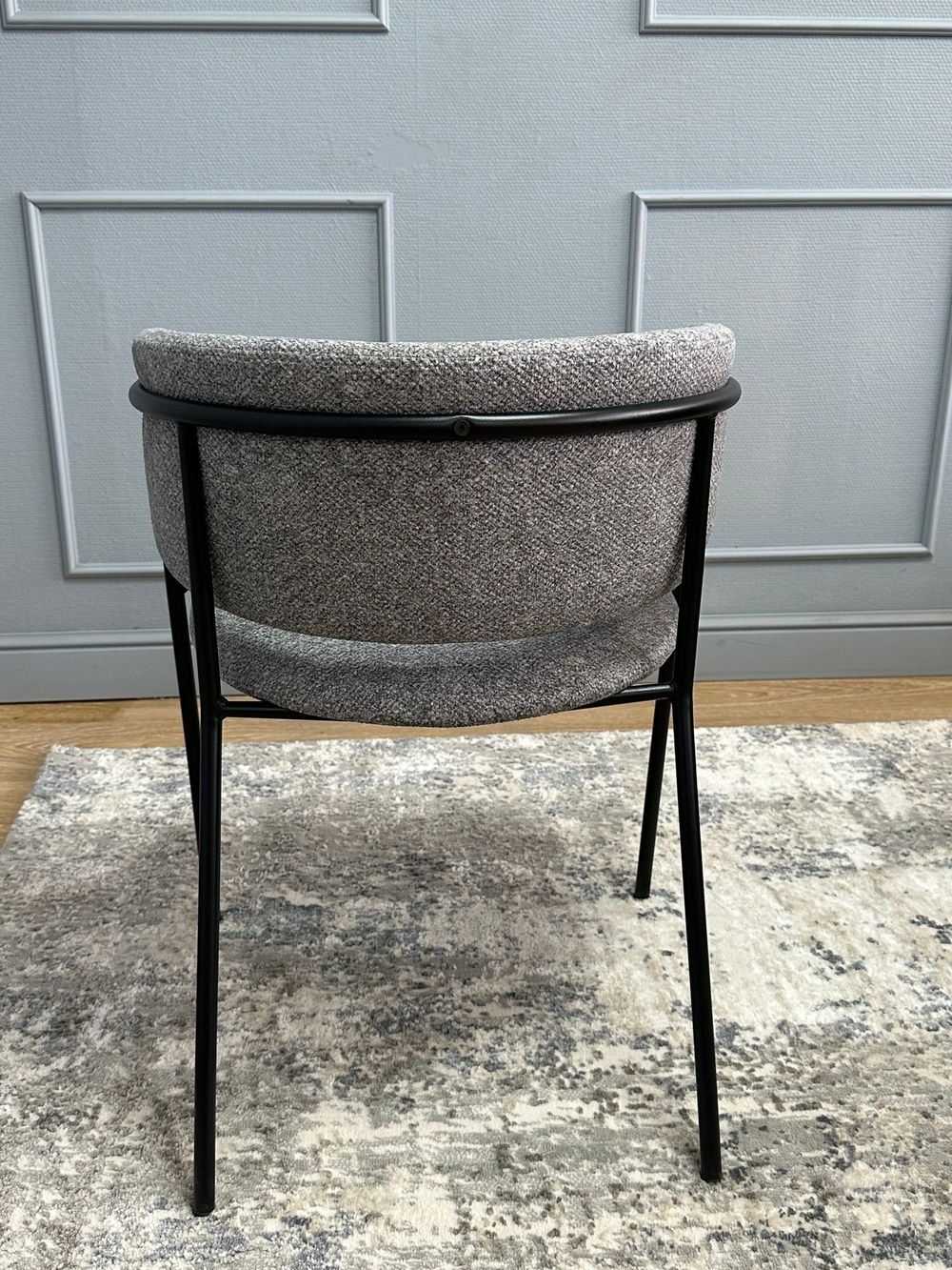 Комплект стульев 2шт KENNER 303SD черный/микробукле серый