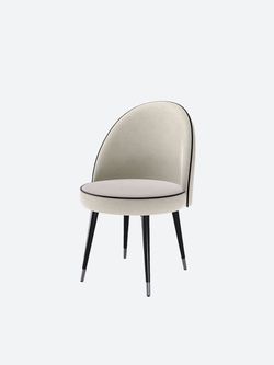 Стул Kenner 176KK черный/бежевый велюр