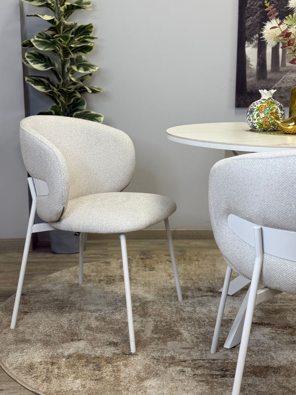 Стол Kenner R1000, белый/керамика TOP ALPINE WHITE арт.170118