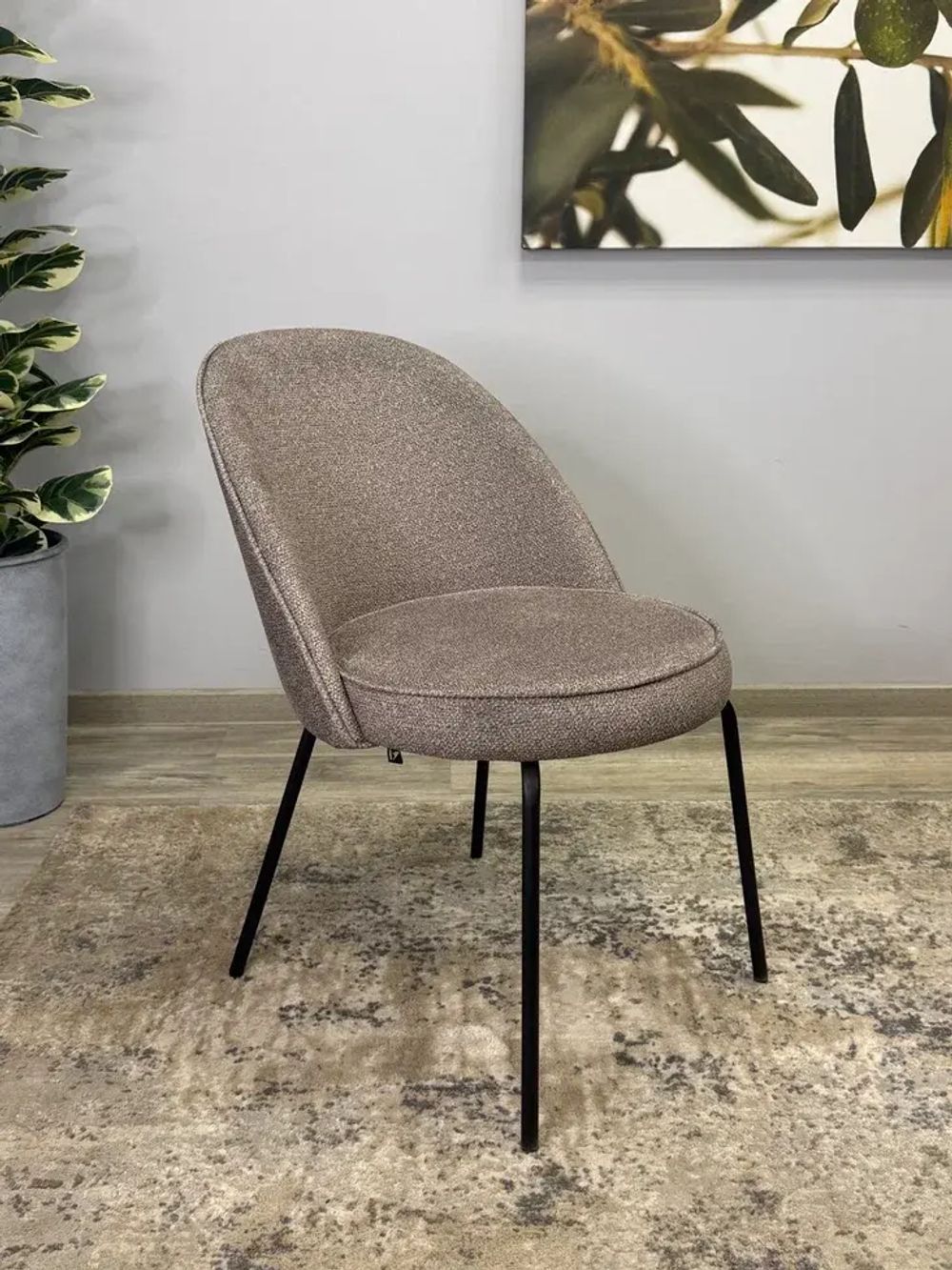 Стул KENNER 176SD черный/капучино