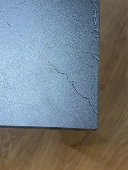 Стол KENNER BL1300 черный/керамика мрамор черный