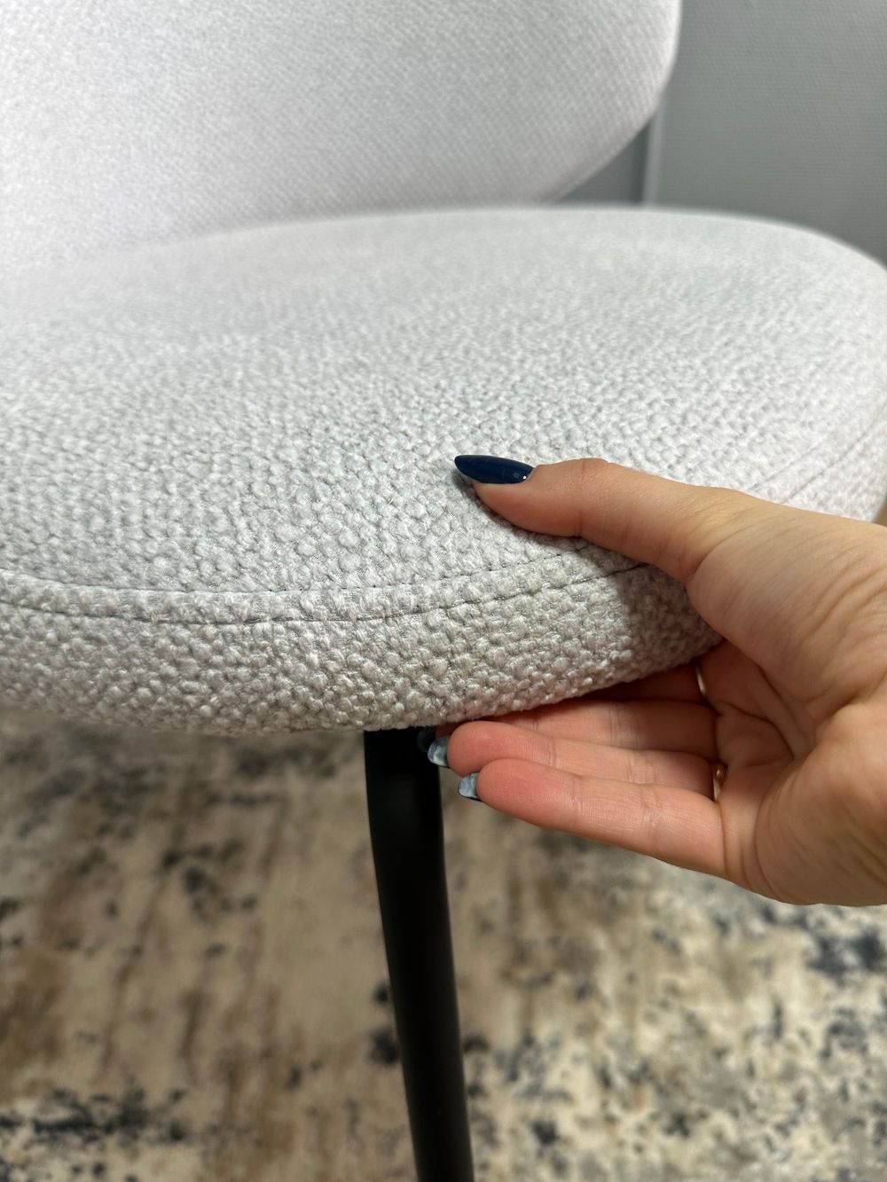 Комплект стульев 2шт KENNER 305SD черный/серебристый микробукле