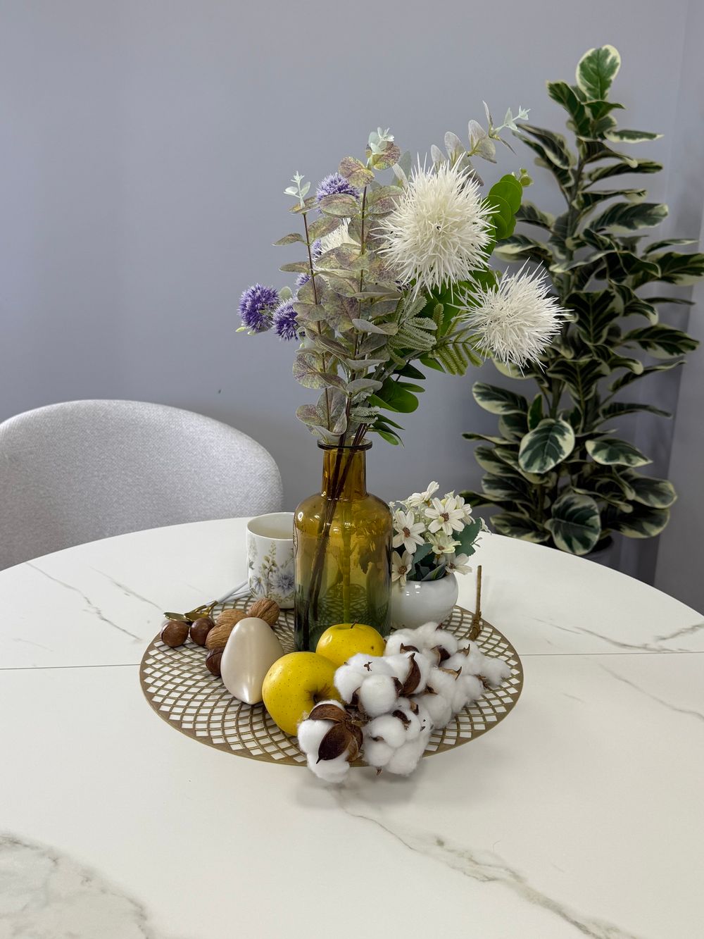 Стол KENNER R900 белый/керамика белая