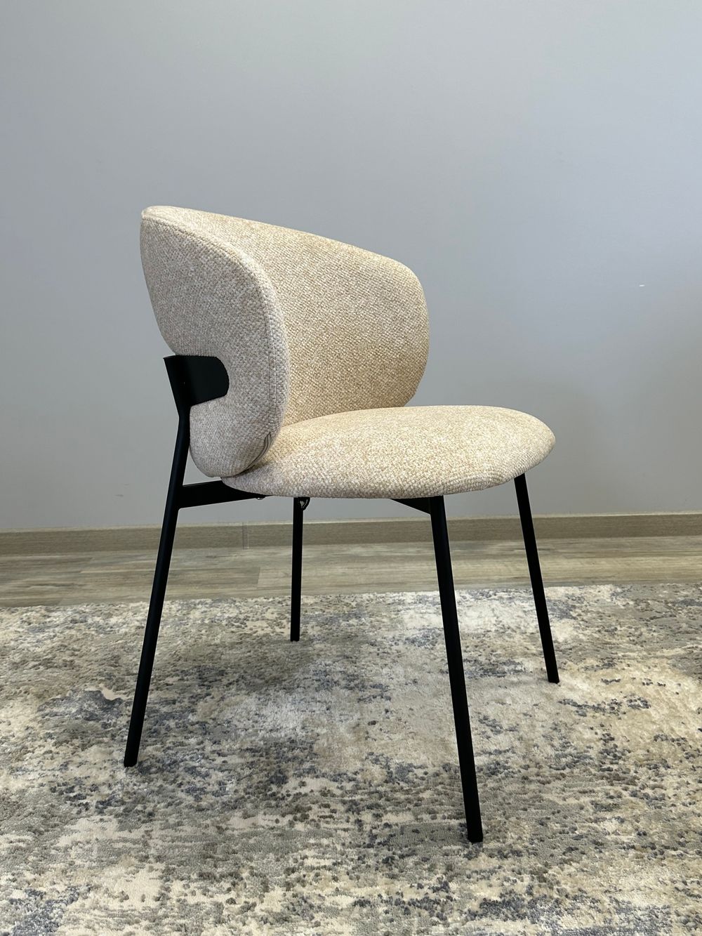 Комплект стульев 2шт KENNER 306SD черный/бежевый