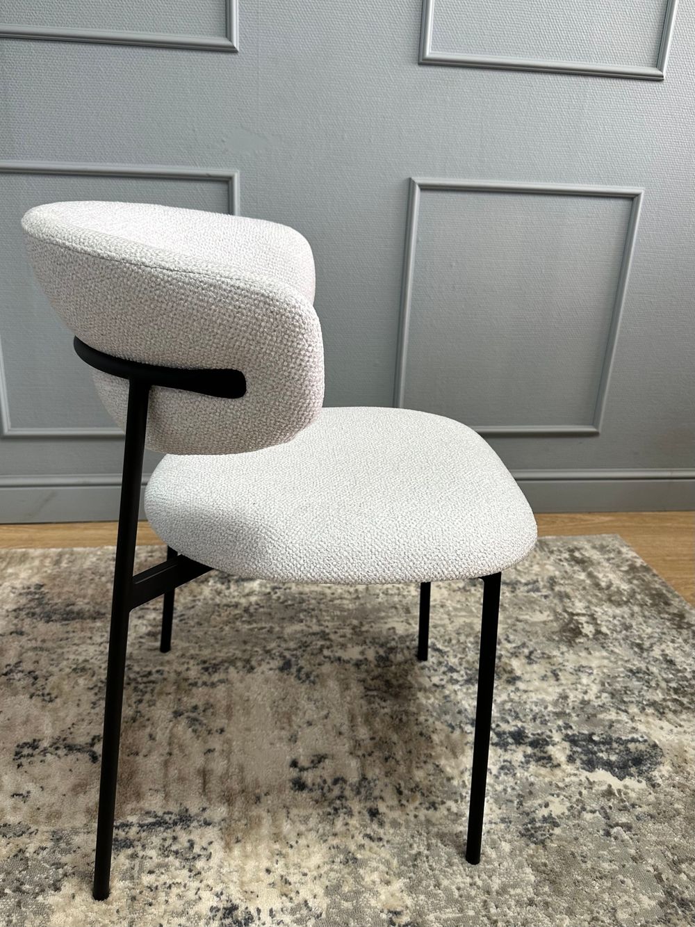 Комплект стульев 2шт KENNER 309SD черный/микробукле серебристый