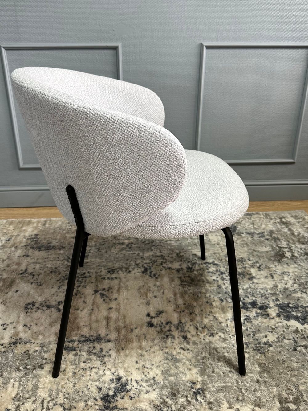 Комплект стульев 2шт KENNER 305SD черный/серебристый микробукле