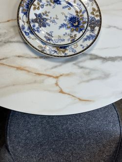 Стол KENNER LDs2000 черный/керамика LARKA GRAY