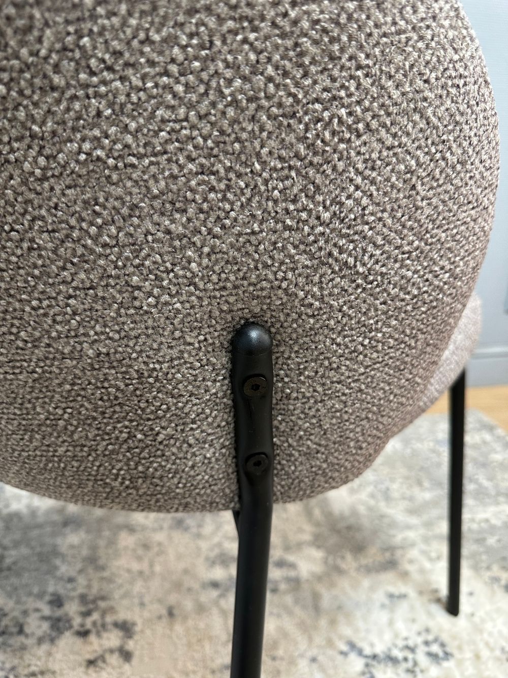 Комплект стульев 2шт KENNER 304SD черный/капучино микробукле