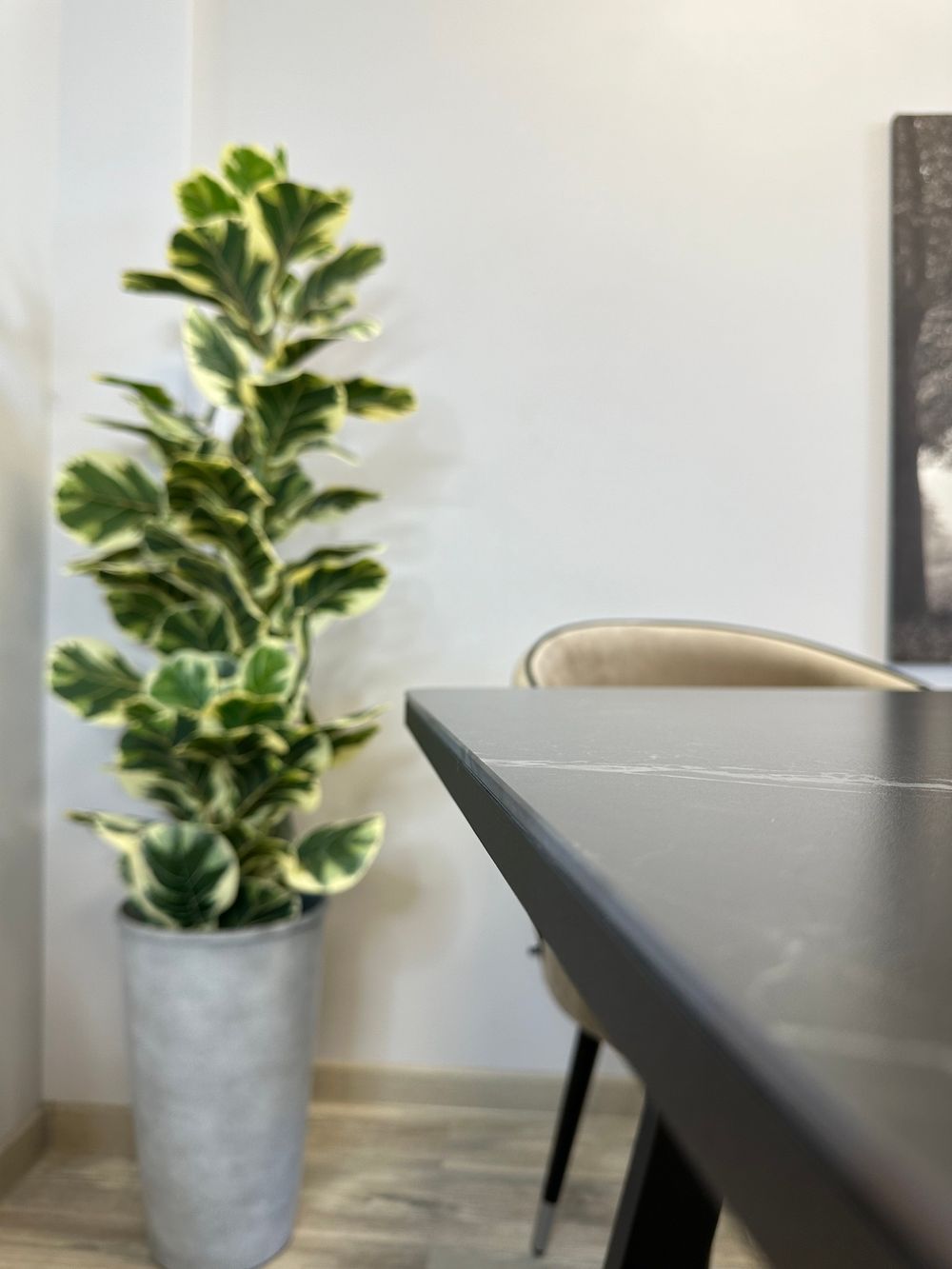 Стол KENNER AZ1400 черный/керамика черная