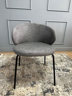 Комплект стульев 2шт KENNER 305SD черный/серый микробукле